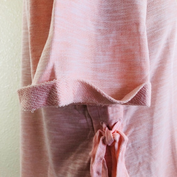 Blush Side Lace Up Short Sleeve Tee - Picture 7 of 7
